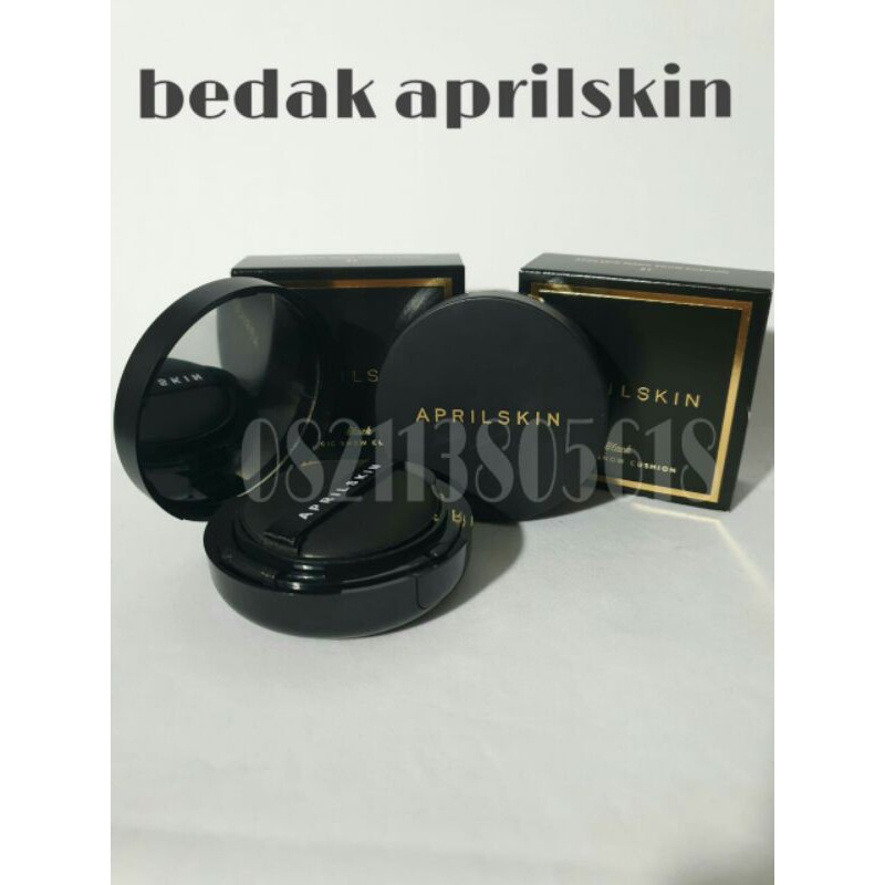 ( GRAB ) PERPC BEDAK exquisite &amp; delicate bb Cushion  bio@qua  / APRILSKIN BLACK MAGIC SNOW CUSHION