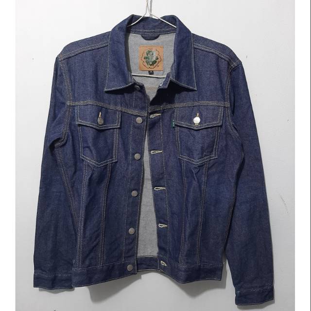 Jacket Trucker PMP Skunk Blue 13.5oz Dry Denim Size M not sage ranger aye selvedge mischief bespoke