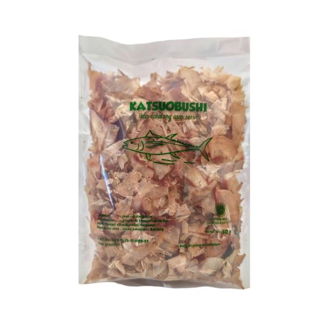

Katsuobushi halus @50gram / ikan cakalang serut kering, lokal