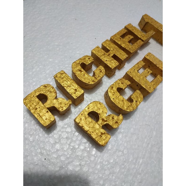 HURUF TIMBUL STYROFAOAM / HURUF TIMBUL