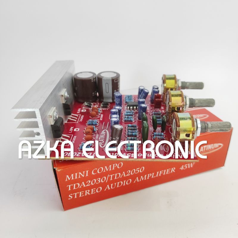 Kit Power Amplifier Mini Compo TDA 2030 Stereo