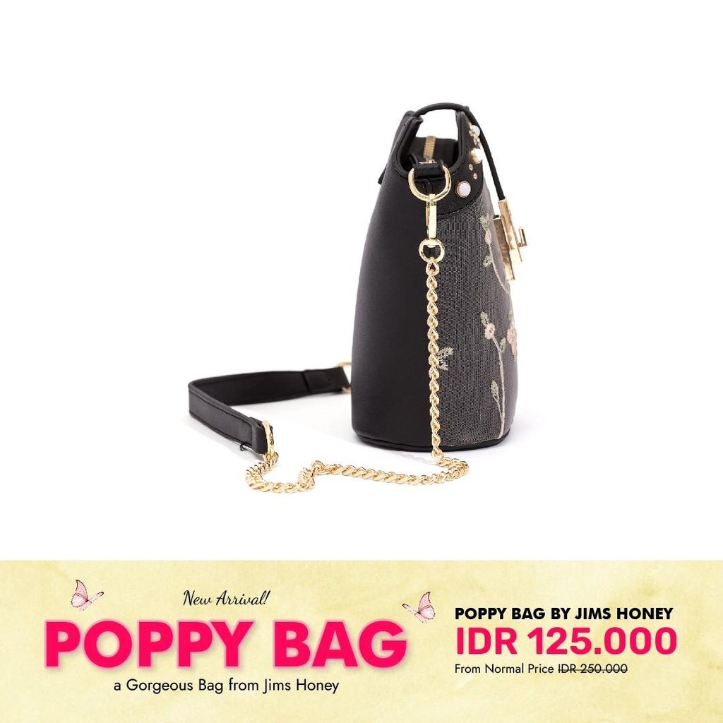 Jims Honey Poppy Bag Tas Selempang Mini Wanita Kecil Fashion Korea Casual Import Jimshoney JH