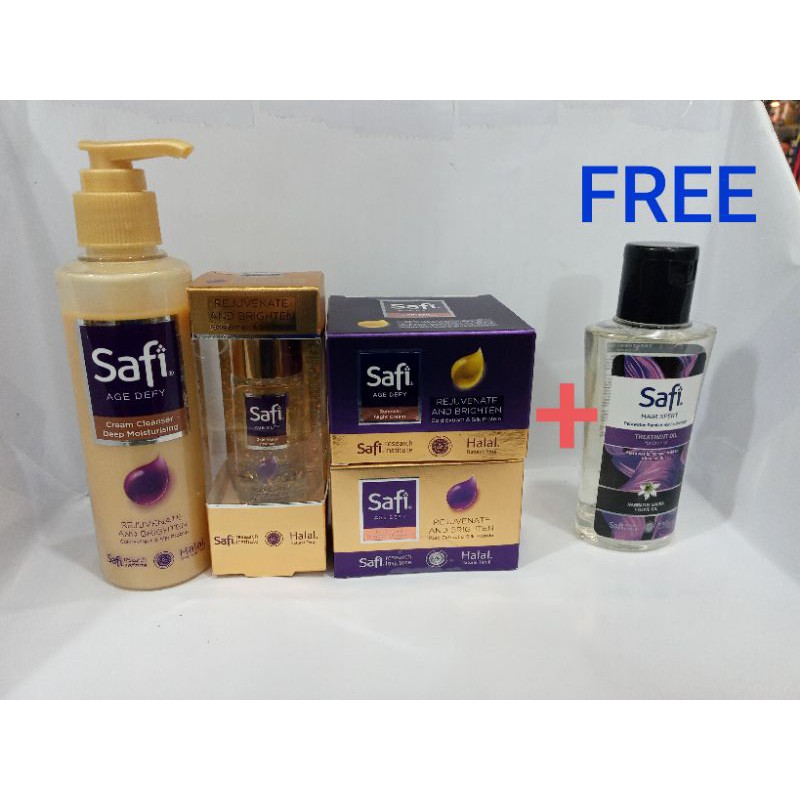 Jual Paket Safi Age Defy (PROMO) (150ml/30ml/25/25/100ml) Shopee