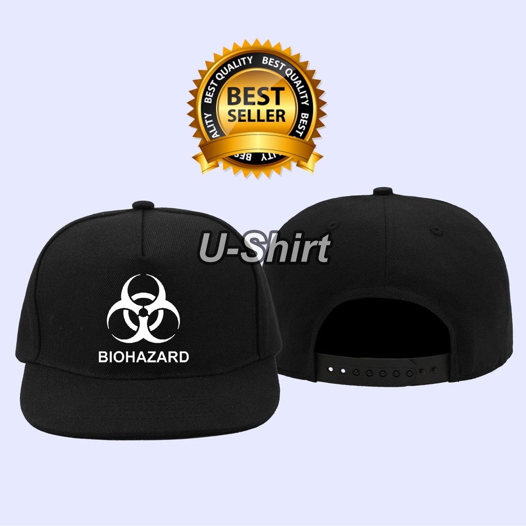 TOPI SNAPBACK BIOHAZARD MURAH TERBARU PRIA&WANITA DISTRO U-SHIRT
