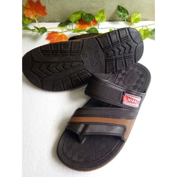 Nikko 8132 38-43 M-XL Sandal Jepit Karet NIKKO Jempol Pria Sandal Bapak