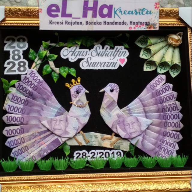 Mahar pernikahan burung cantik uang kuno