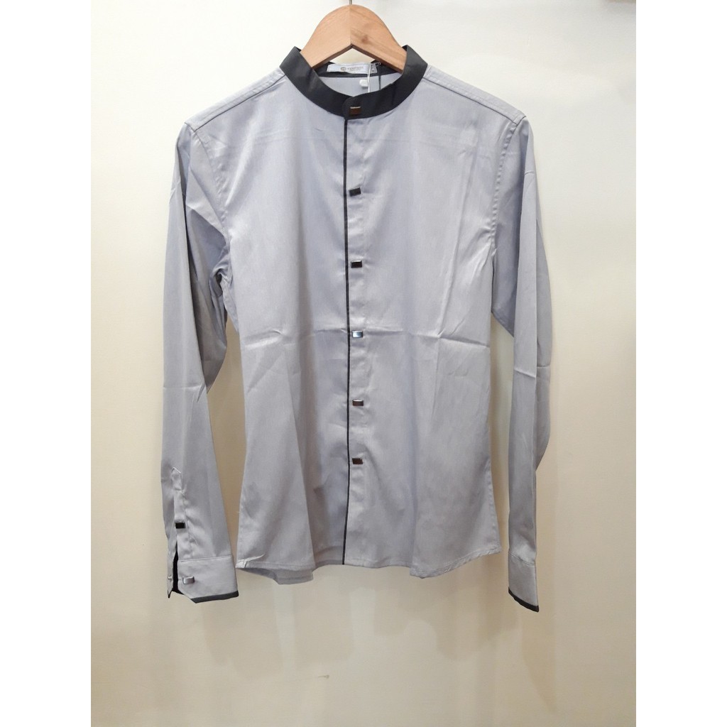 NXNITROX Hem Lengan Panjang Abu