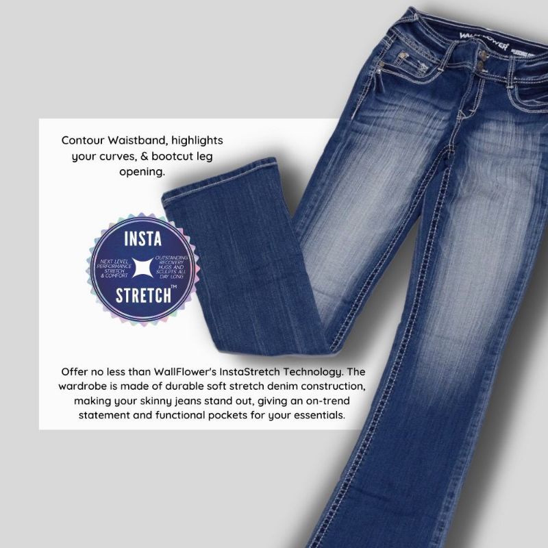 WFL34 SKINNY BOOTCUT (LUSCIOUS BOOTCUT JENNA)