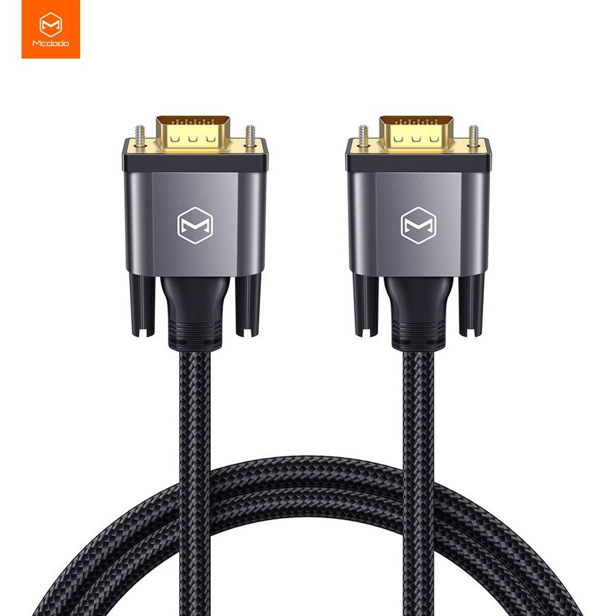 MCDODO Kabel VGA to VGA 2M 1080p HD Display 2Meter Converter Cable