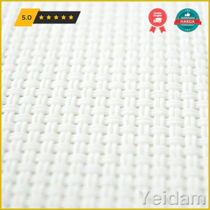 

Kerajinan Tangan Kain Kristik Yeidam Vinyi 18 Count -White Promo