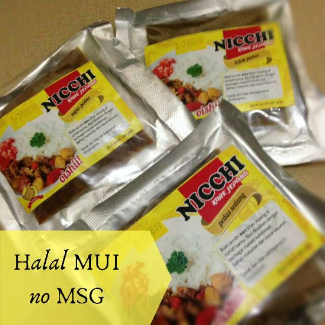 

NICCHI BUMBU KARE JEPANG HALAL 100 GR