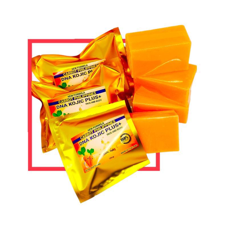 SABUN DNA KOJIC CARROT PEMUTIH AMPUH GLUTA INDO