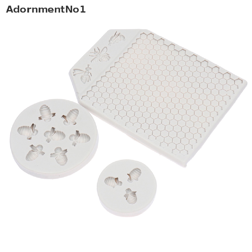 [AdornmentNo1] Honeycomb Bee Silicone Mold Sugarcraft Chocolate Cupcake Fondant Cake Tools [new]