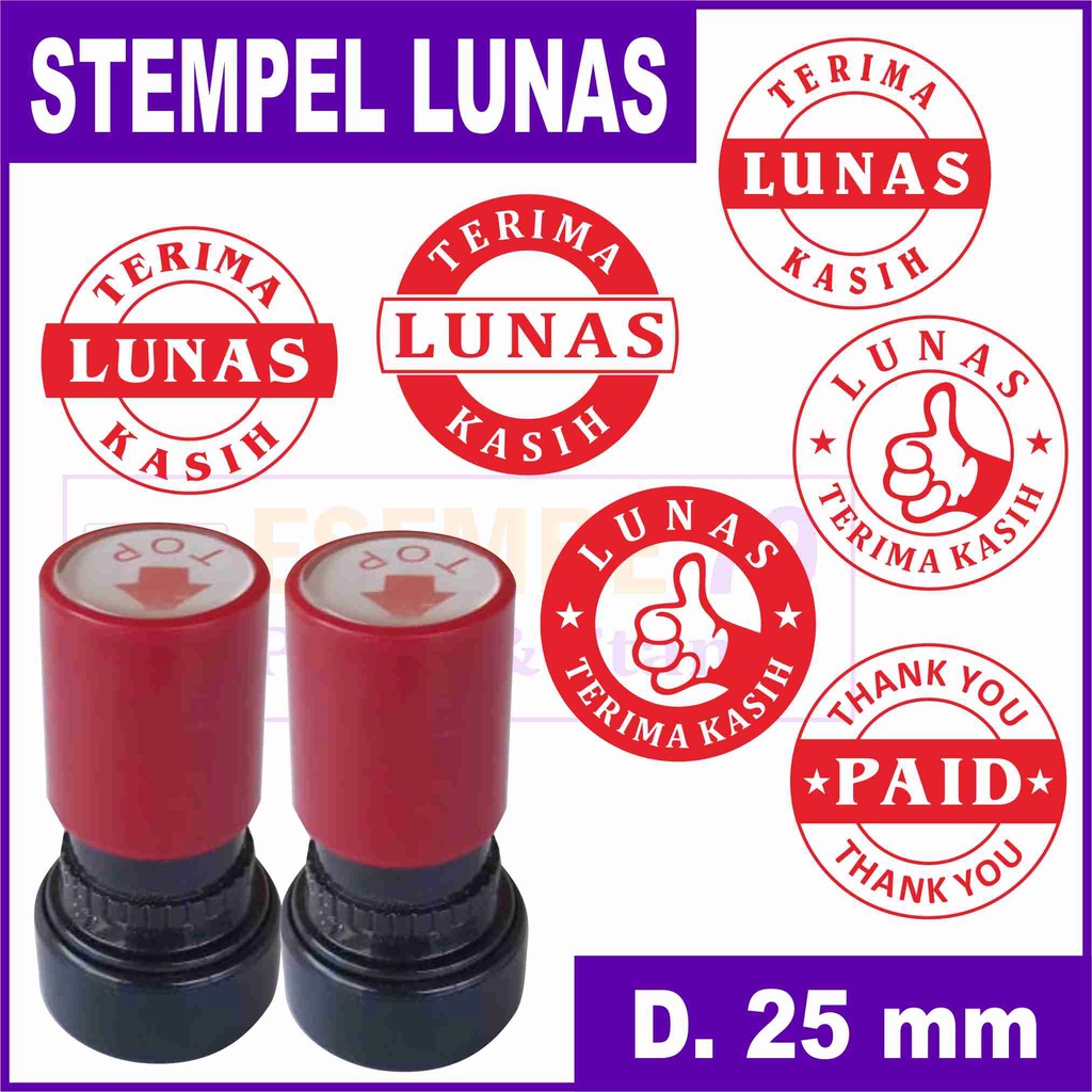 

Stempel Lunas Stempel Flash / Warna Stempel Otomatis