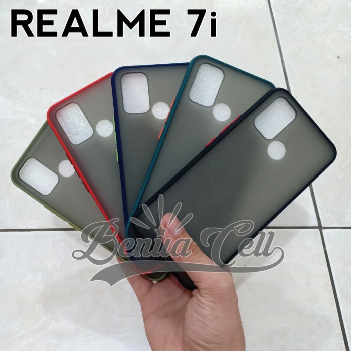 SOFTCASE REALME 7i - CASE MATTE FULL COLOR REALME 7i REALME C17 - BC