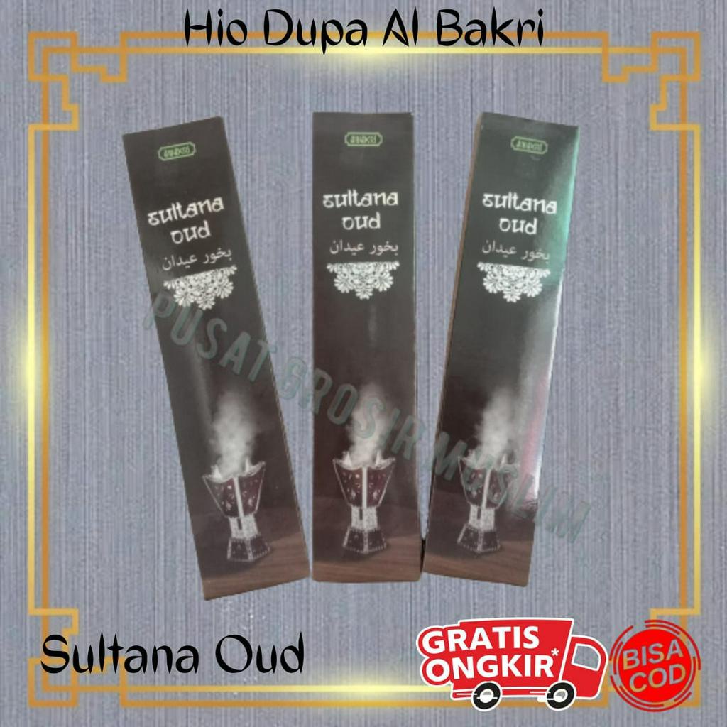 Hio Dupa Al Bakri Harum Aromaterapi Aroma Sultana Oud Isi 28 Pcs Buhur Lidi