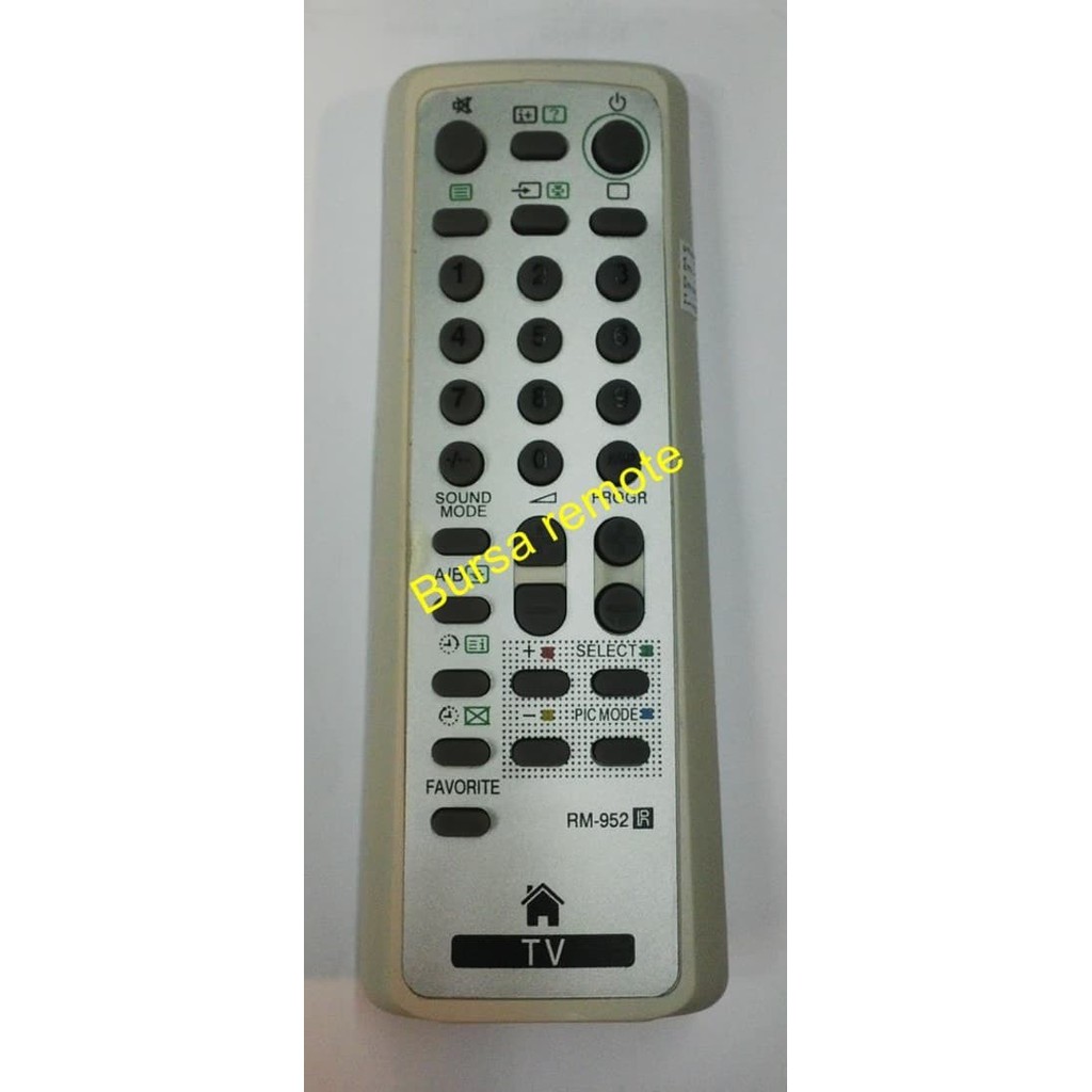 Remot REMOTE TV TABUNG SONY RM-952 putih - ECERAN Dan GROSIR