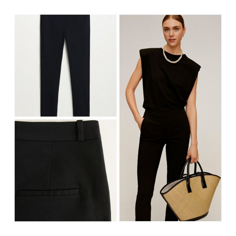 Mango Celana Panjang Hitam Wanita Original Sale