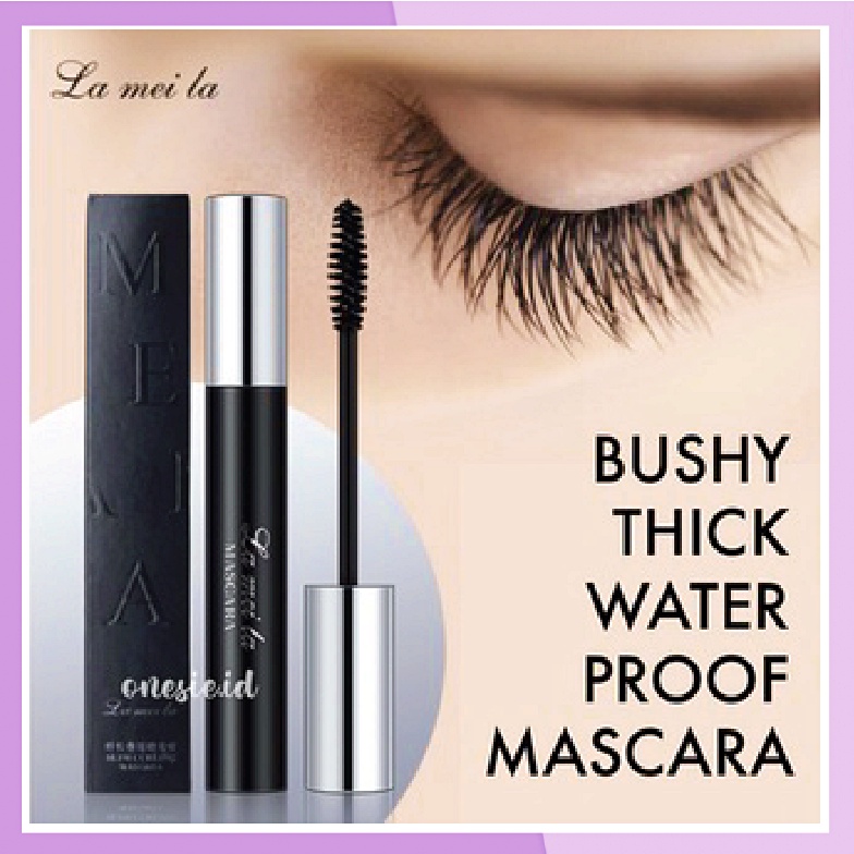 LAMEILA Maskara Black Silver Lash Slender Curling Waterproof Mascara LA097