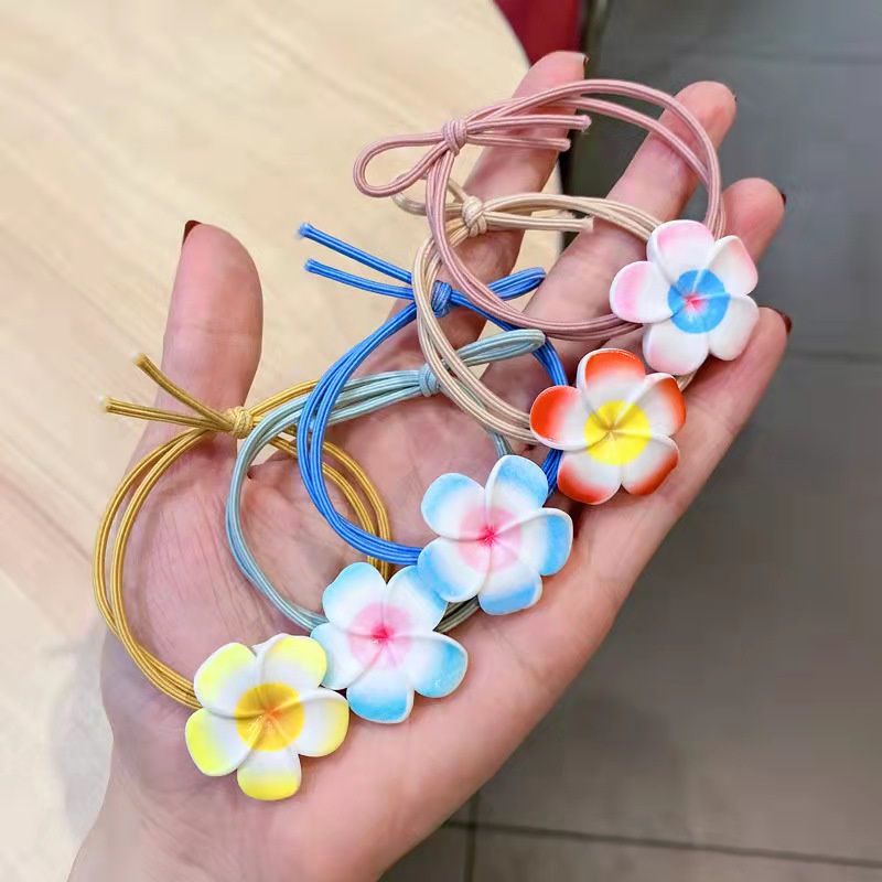 IKATAN RAMBUT KOREA IMPORT / IKAT RAMBUT KARET MOTIF KOREA STYLE / AKSESORIS RAMBUT KOREA / KARET GELANG RAMBUT-I.R - #38 RANDOM