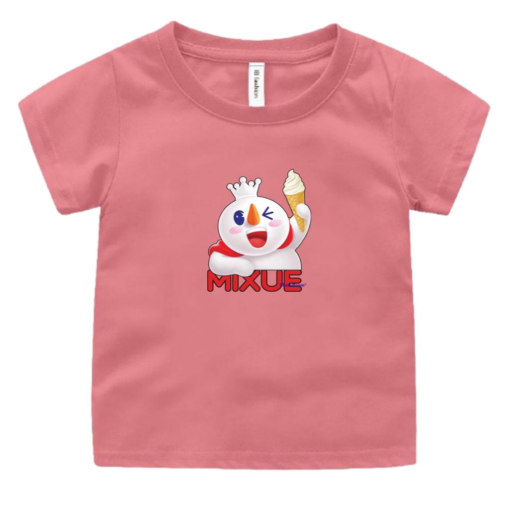BAJU KAOS OBLONG ANAK PEREMPUAN DAN LAKI MOTIF MIXUE VIRAL USIA 2-9 TAHUN UXLO FASHION