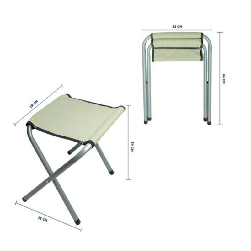 Kursi Lipat Portable Kursi Lipat Kain Kanvas Kursi Outdoor Serbaguna