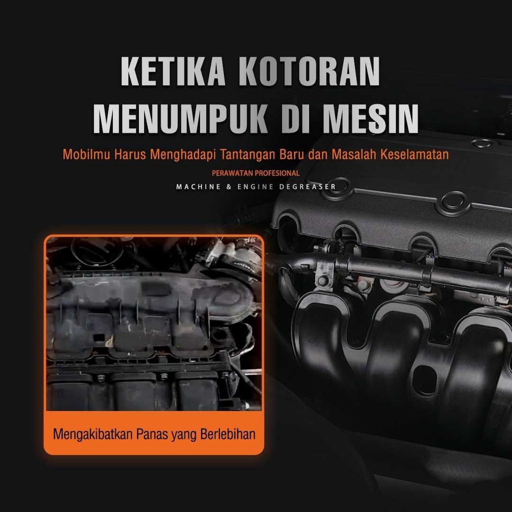 Pelumas Anti Karat Cairan Pembersih Mesin Kendaraan WD40 Machine &amp; Engine Degreaser 450ml