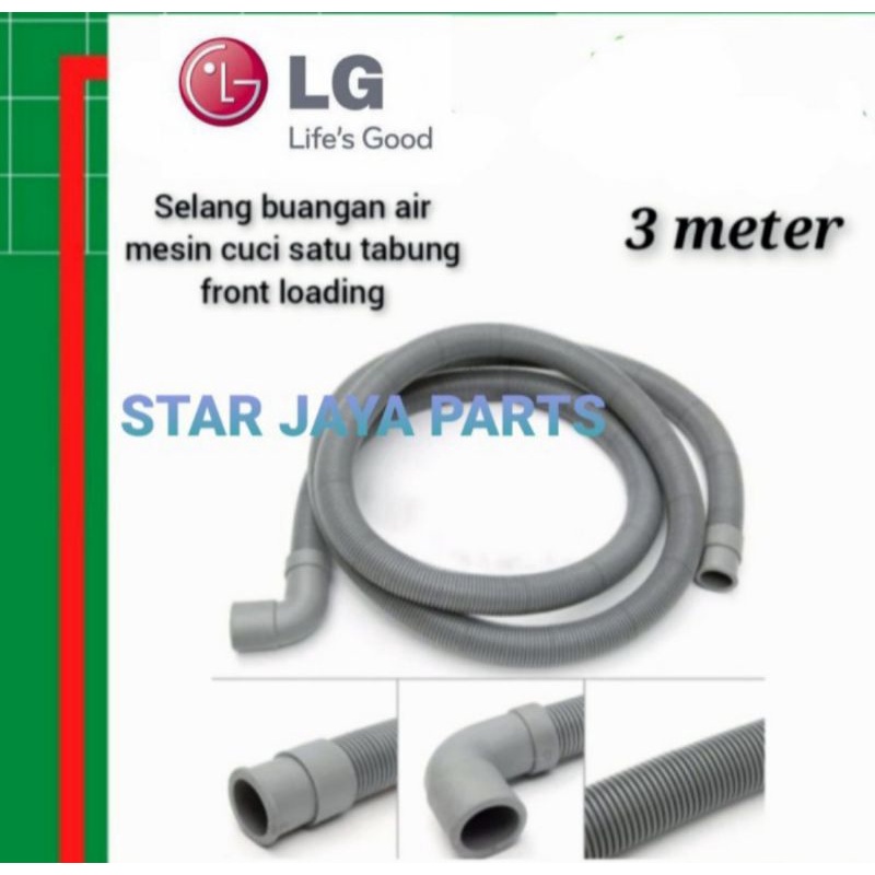 Selang pembuangan air mesin cuci LG  front loading 3 meter