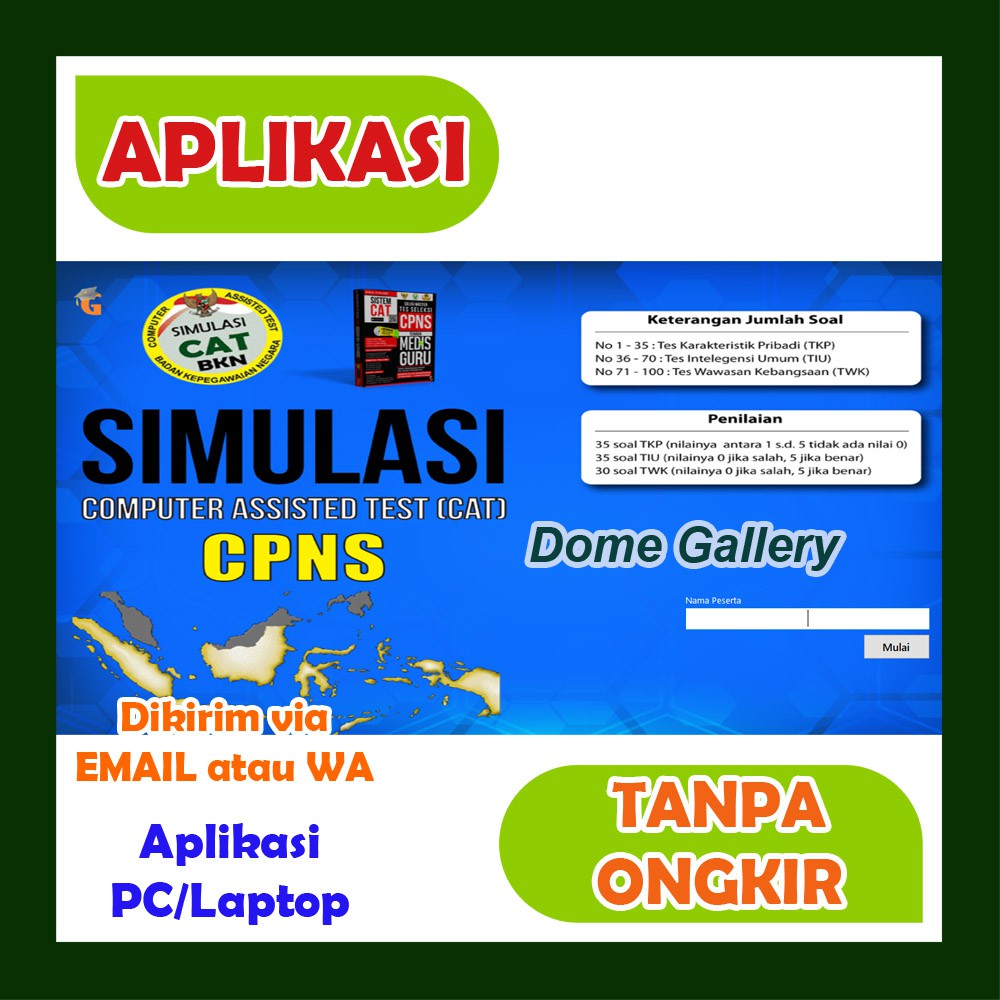 Aplikasi Cat Latihan Soal Tes Seleksi Cpns Terbaru Soal Hots Tes Cpns Soal Skd Skb Terlengkap Shopee Indonesia