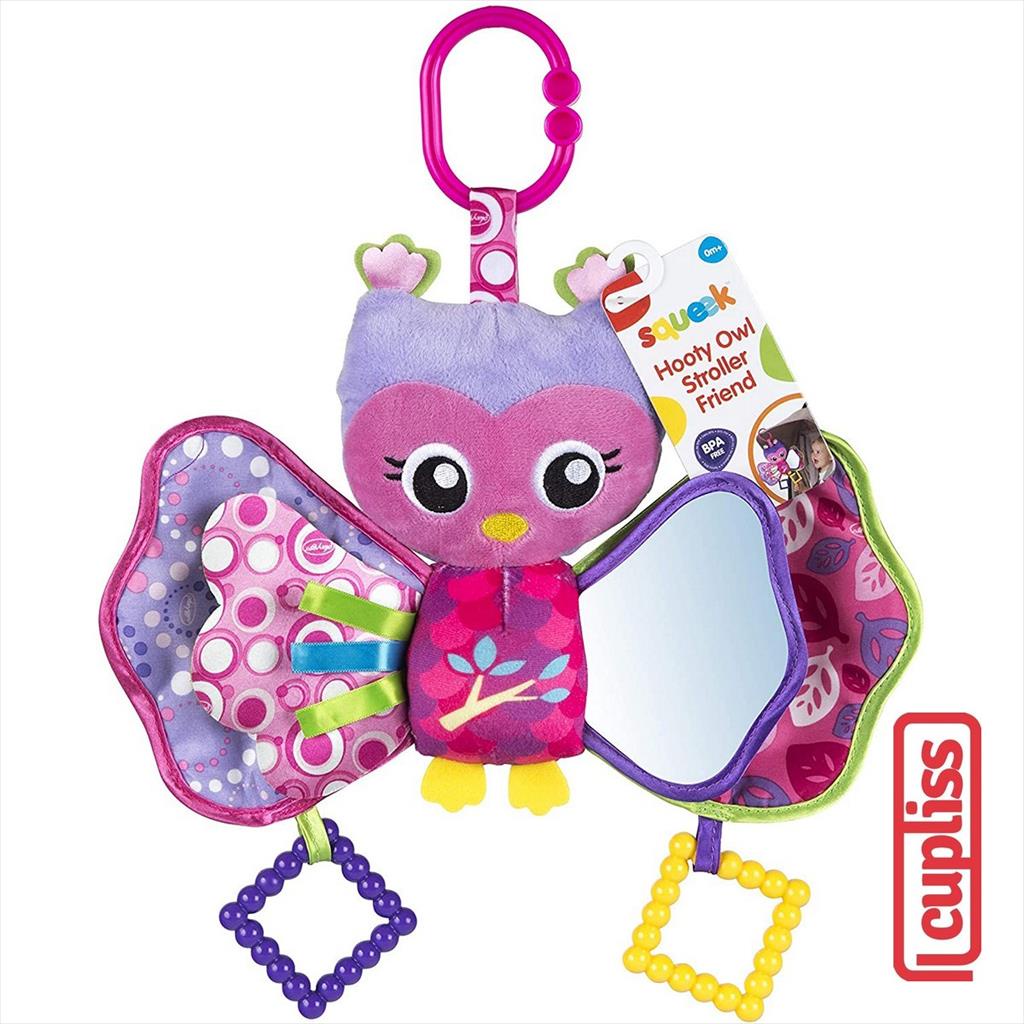 Playgro 125458 Hooty Owl Sroller Friends Mainan Bayi