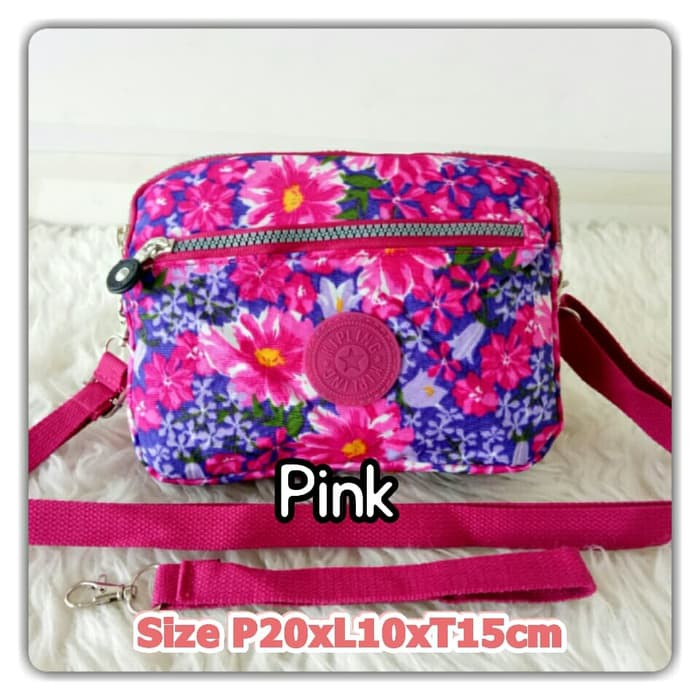 trend Tas Selempang Wanita Kipling Motif Pouch 4slet 2Tali