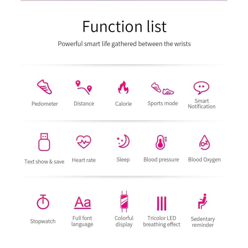 Jam Tangan Cowok / Jam Tangan Gelang Smartband SKMEI B32 Original Heartrate Pedometer Keren