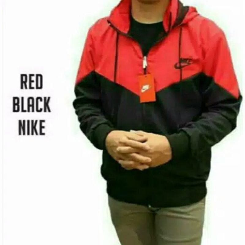 Jaket parasut pria waterproof keren / Jaket Nike