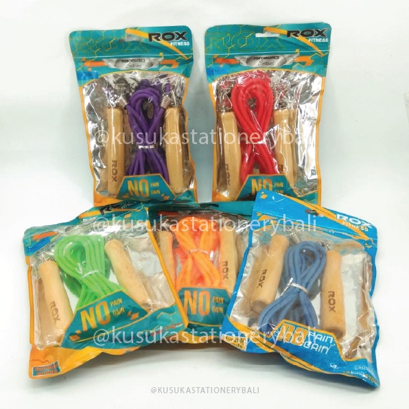 ROX TALI SKIPPING  JUMP ROPE KAYU  RXJ-950