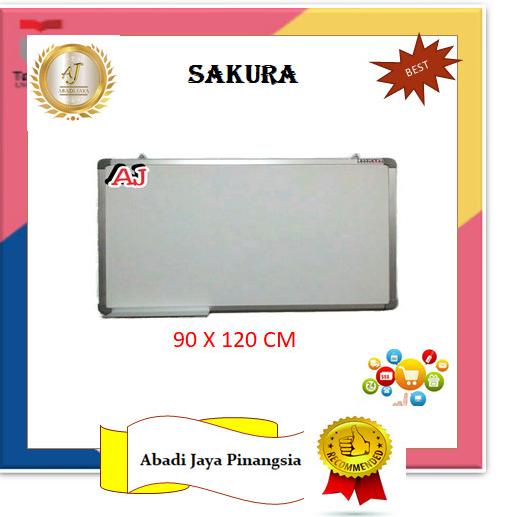 

SAKURA WHITEBOARD 90X120 GANTUNG