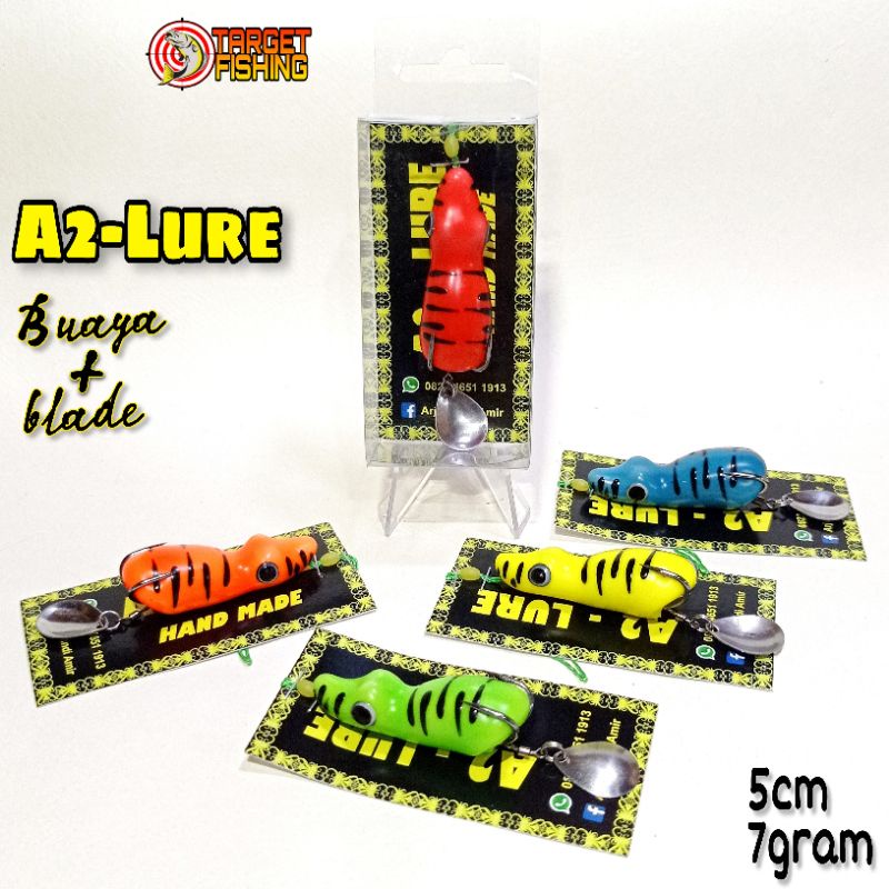 Soft Frog Buaya Blade A2 Lure 7gr - Umpan Casting Gabus Haruan Softfrog Ultralight