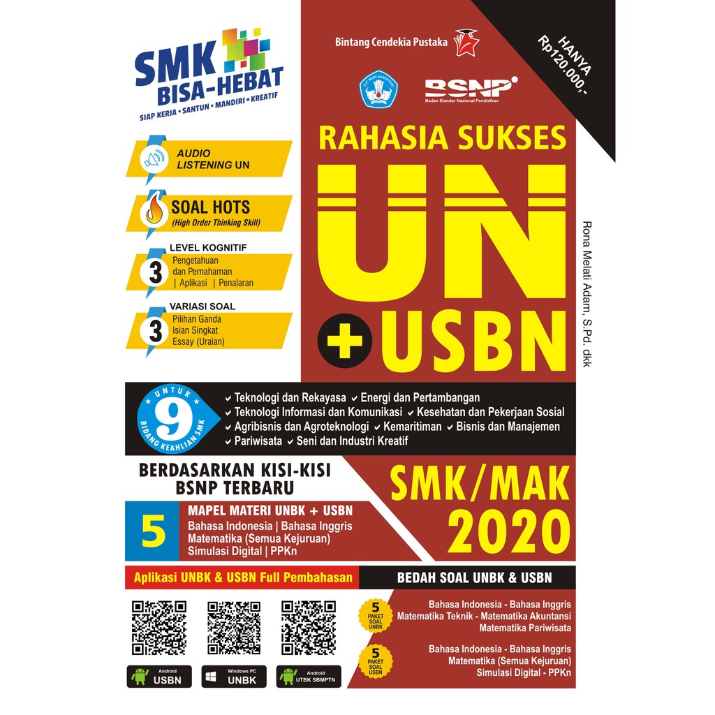 Buku Rahasia Sukses Un Usbn Smk Mak 2020 Shopee Indonesia