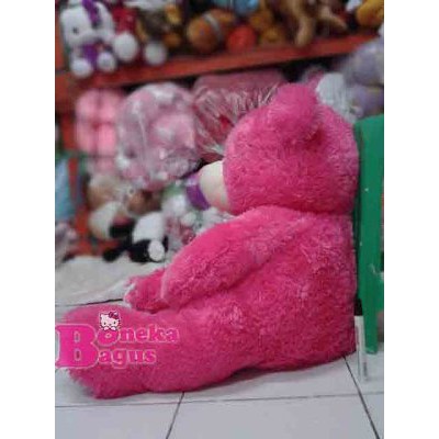 Boneka Beruang Love Besar Pink Berkualitas