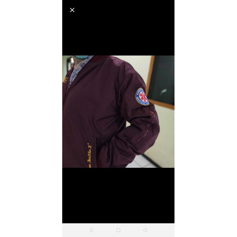 jaket emergency/jaket tenaga medis/jaket ekg/jaket health team