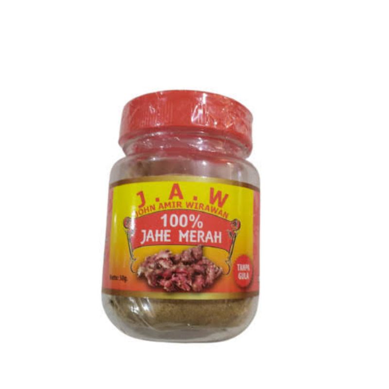 

JAW jahe merah 50gram tanpa gula