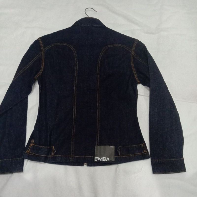 jaket emba jeans cewek