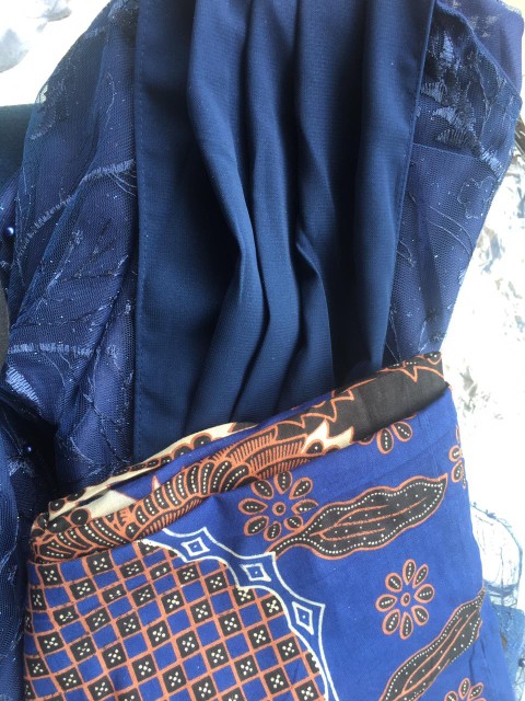 Set Couple Amalia Navy Maura Couple Sania Ruffle Batik Couple Ori