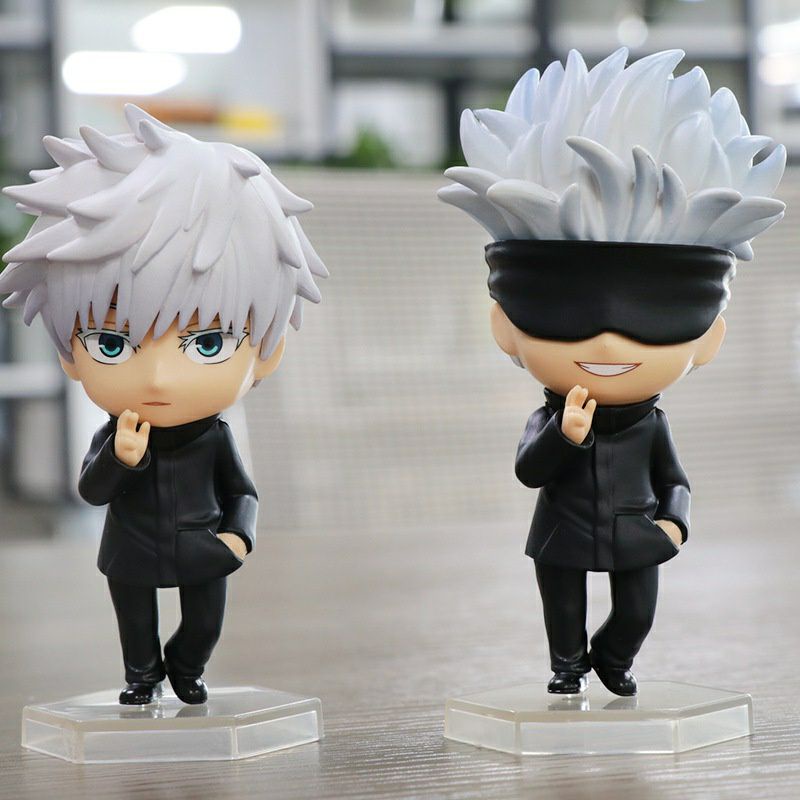 2pc design figure gojou satoru jujutsu kaisen figure character anime merch megumi itadori