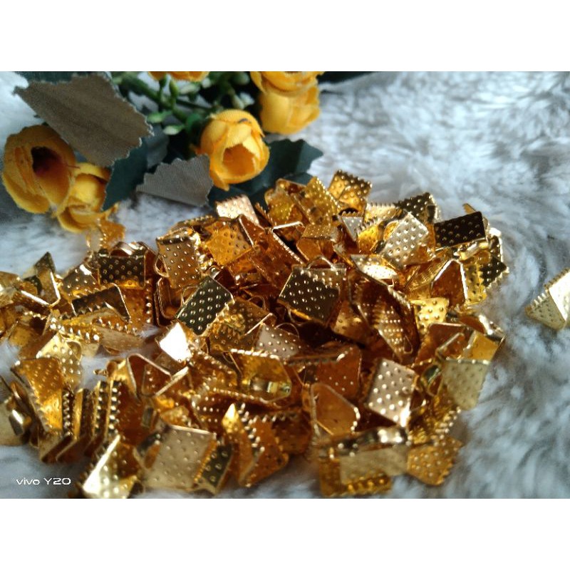 

penjepit pita ukuran 10mm warna gold