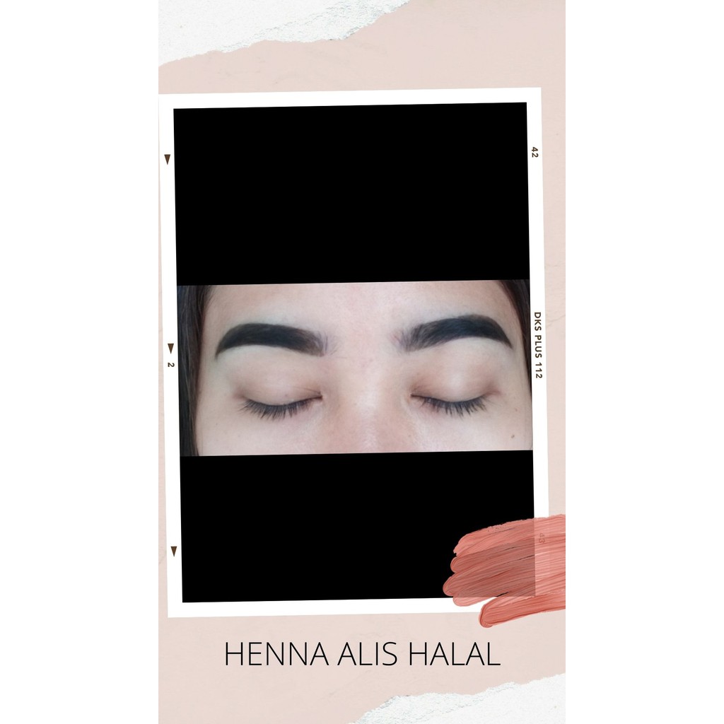 HENNA ALIS FREE SISIR ALIS DAN CETAKAN ALIS