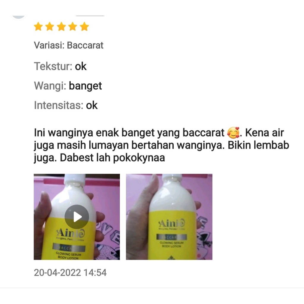 BISA COD -  Ainie Glowing Body Serum Hand Body Lotion 300ml - HBL BAHAN RACIKAN - HBL AINIE BODY SERUM