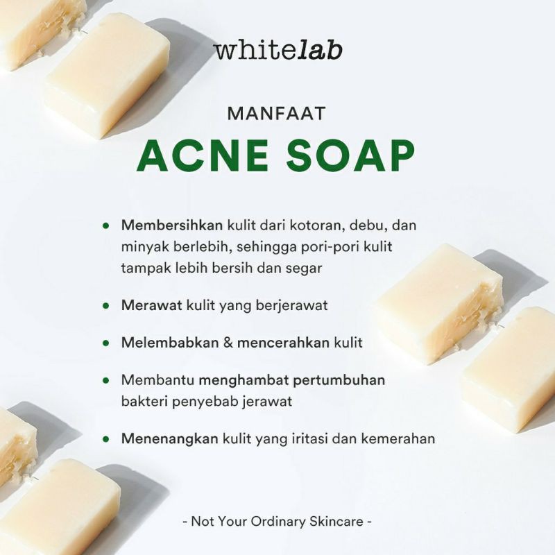 Whitelab Acne Soap - Whitelab Surabaya