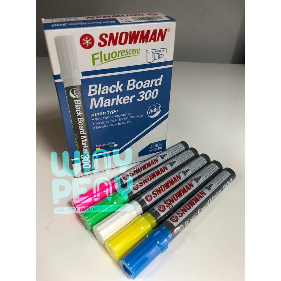 ☉ Spidol Snowman Blackboard Fluorescent Bb300 €