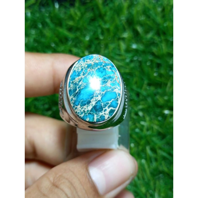 Batu pirus Persia asli natural