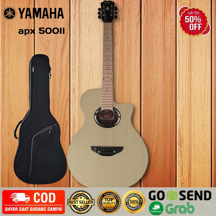 gitar akustik yamaha apx 500ii premium original custom